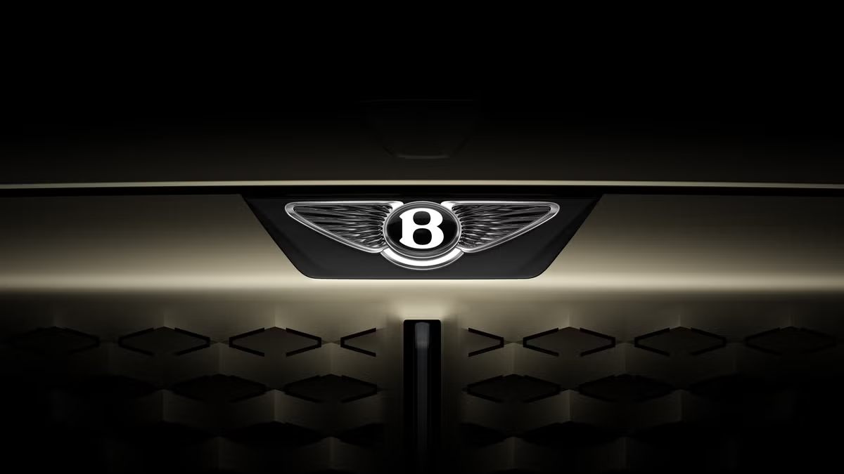 Before Launching The Concept Car On July 8, Bentley Showed Off A New Logo
