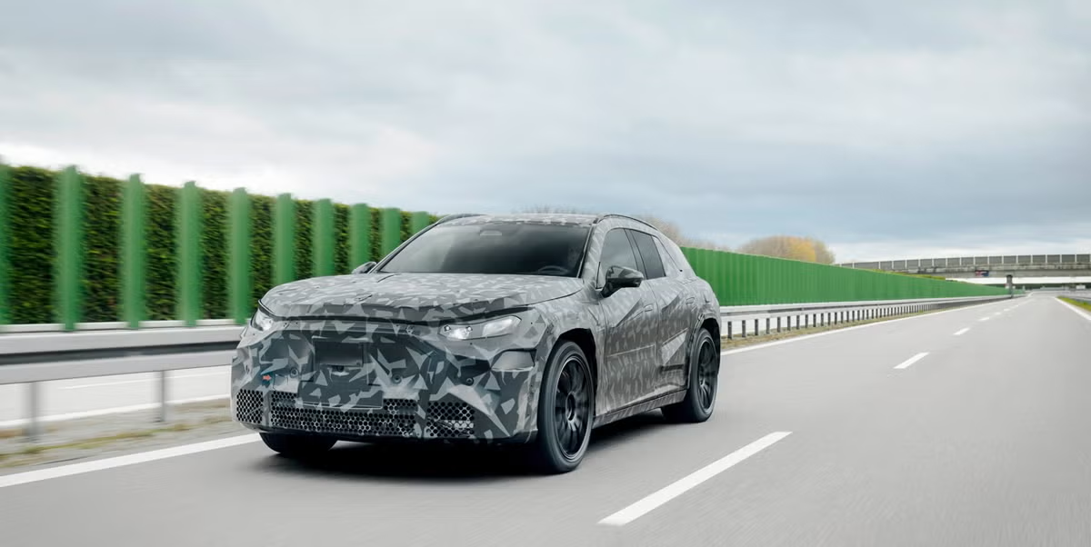 Mercedes Unveils Camouflaged Prototype Of New AMG-Branded Electric SUV