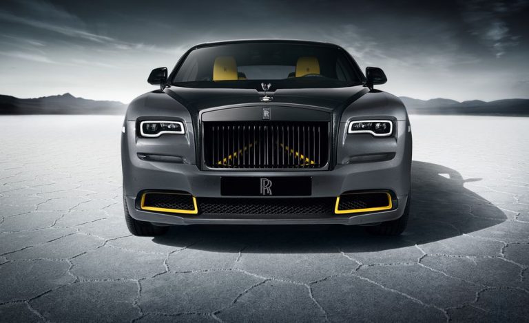 This V-12 coupe from Rolls-Royce is called the Special Wraith Black Arrow.