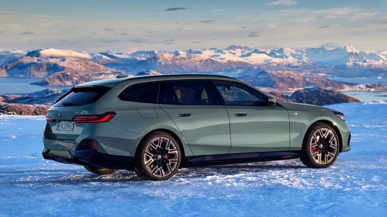 The BMW i5 Touring and 5-Series were shown off in a beautiful wagon shape