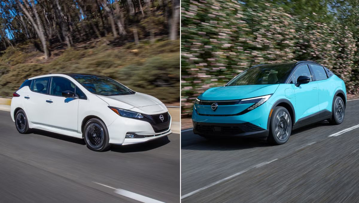 A Comparison Of The 2026 And 2025 Nissan Leafs' Specifications Is Provided