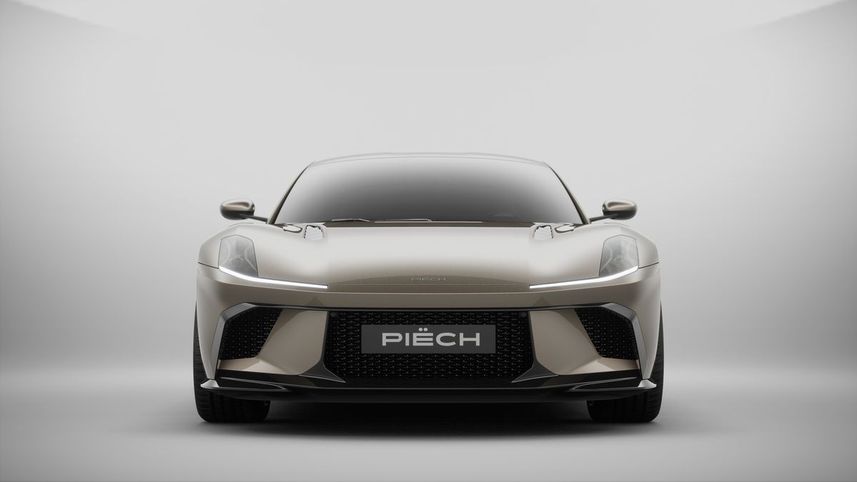 The 1000-HP Piëch GT concept sports automobile was unveiled by a renowned business