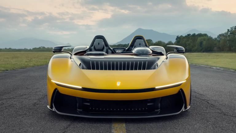 The $4.8 million, $1,877 HP Pininfarina B95 is roofless