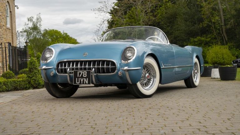 Chevrolet Corvette 1954 Design Prototype for Sale with Factory Facelift Cancelled