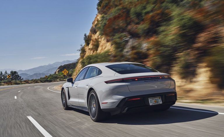 It takes one second less for the 2023 Porsche Taycan Turbo S to reach 150 MPH