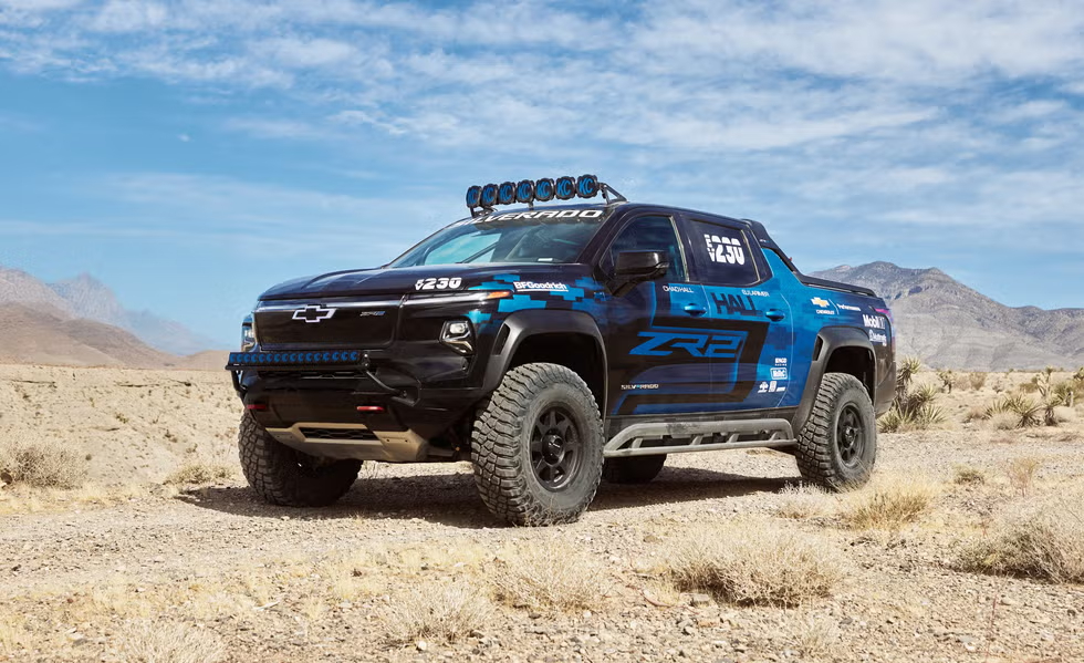 Chevy Silverado EV ZR2 Race Truck Boasts 1100 HP, Showcasing The Power Of The Electric Trail Boss