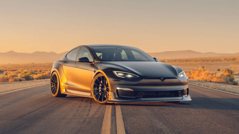 This Dark Knight Body Kit makes the Tesla Model S look more angry