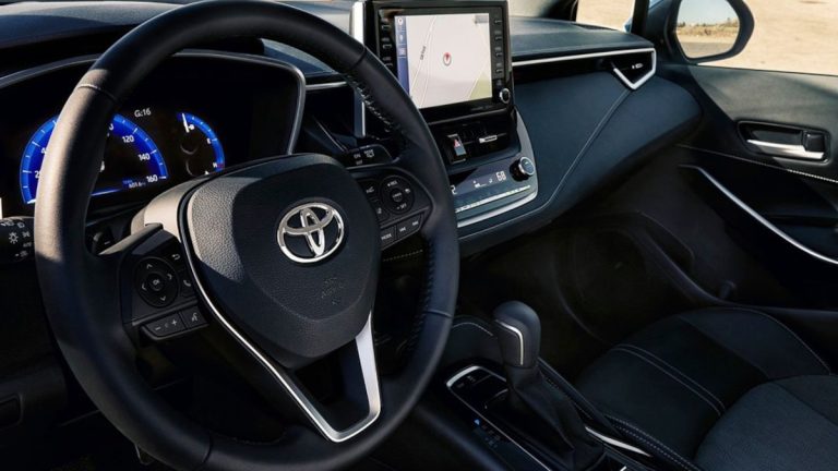 Pay attention: the inside of the Toyota GR Corolla is great