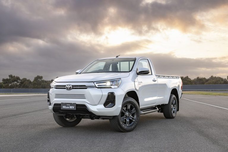 When might Toyota bring an electric pickup truck to the US?