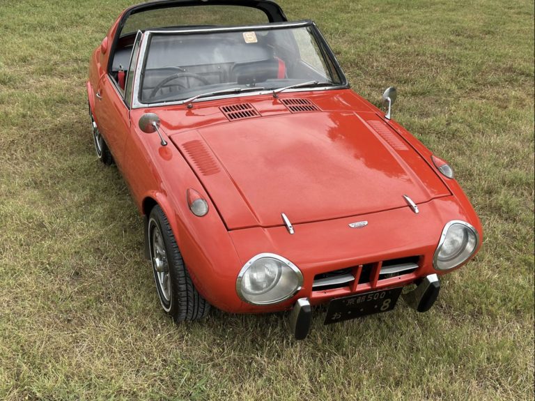 We found this cute Toyota Sports 800 Roadster these days—bring a trailer