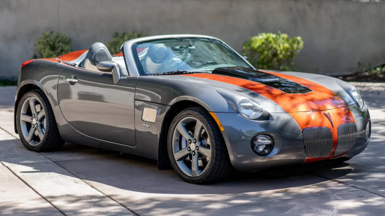 The best burnout car is a 2006 Pontiac Solstice with a boosted V8 swap