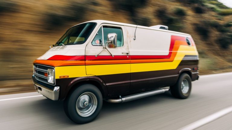 The 1977 Dodge B100 Tradesman Restomod Shakes Our Music Festival Dreams