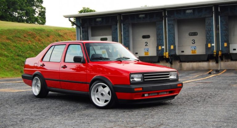 This stylish 1991 Jetta VR6 conversion was made with parts from a Junkyard