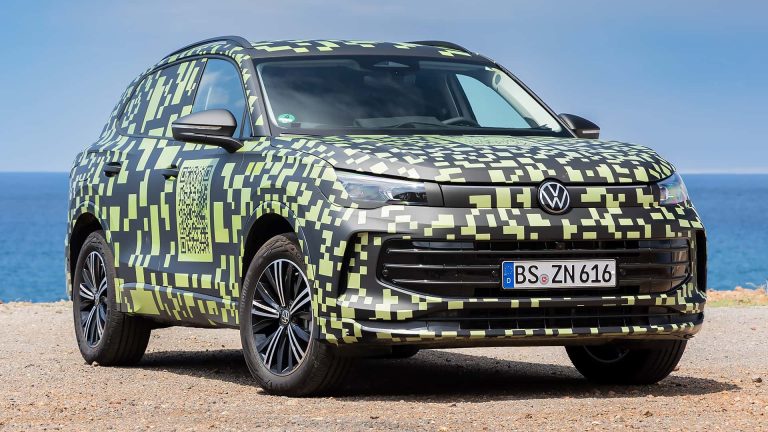 Volkswagen previewed the last gas-powered Tiguan SUV