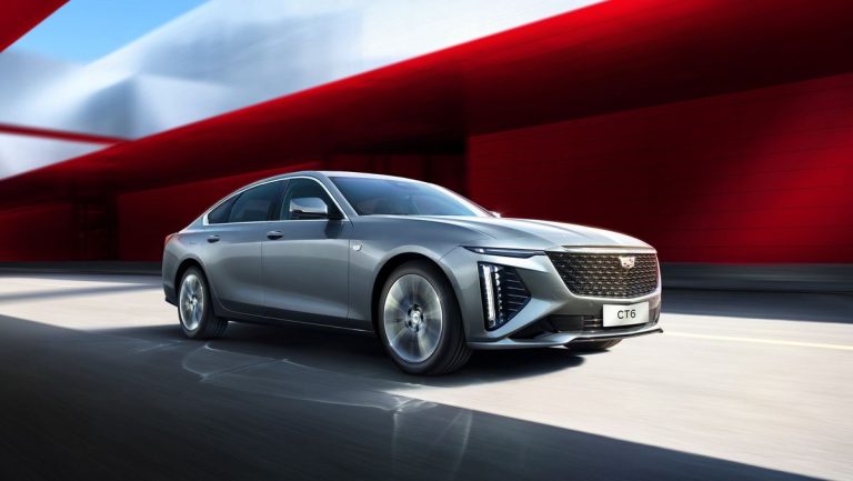 In China, Cadillac shows off its new SUV, the GT4, and its new sedan, the CT6